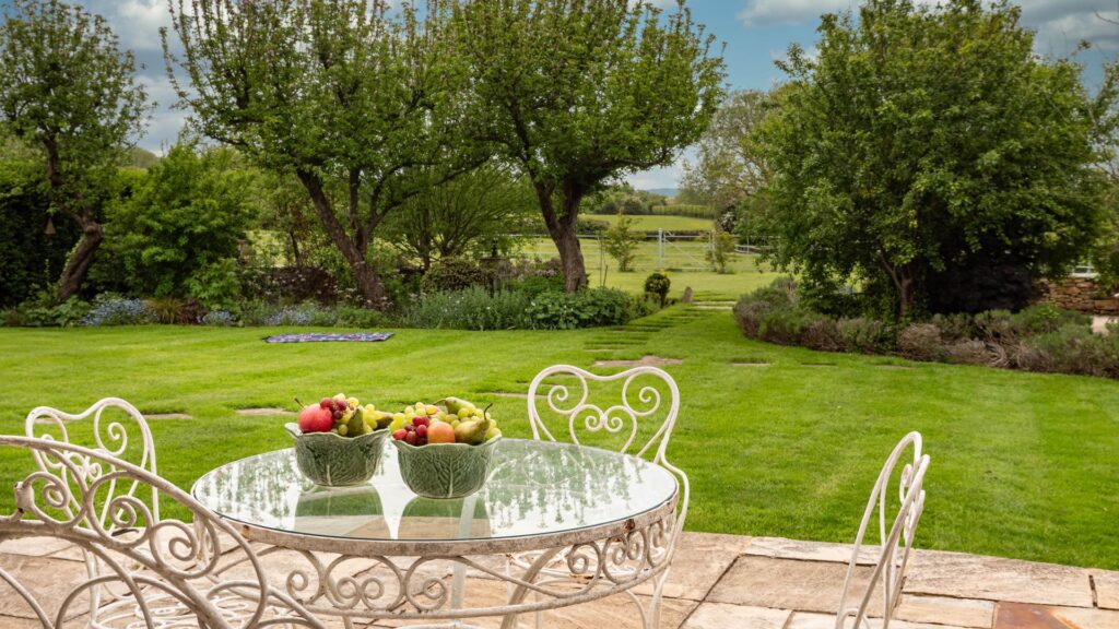 Brookside Lodge garden terrace